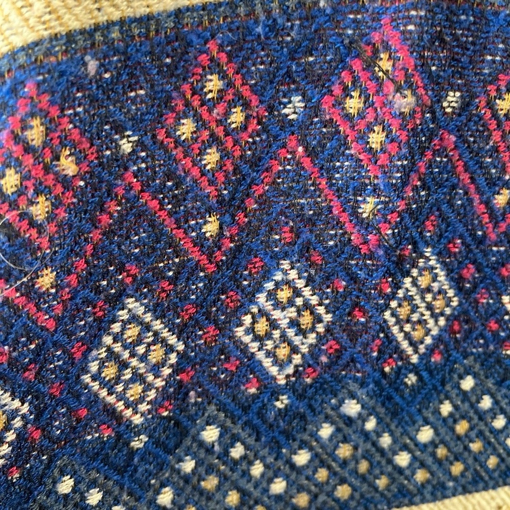 Olive Street Shawl One Size Multicolor Folk Aztec Print Open Front Bohemian - Picture 10 of 12